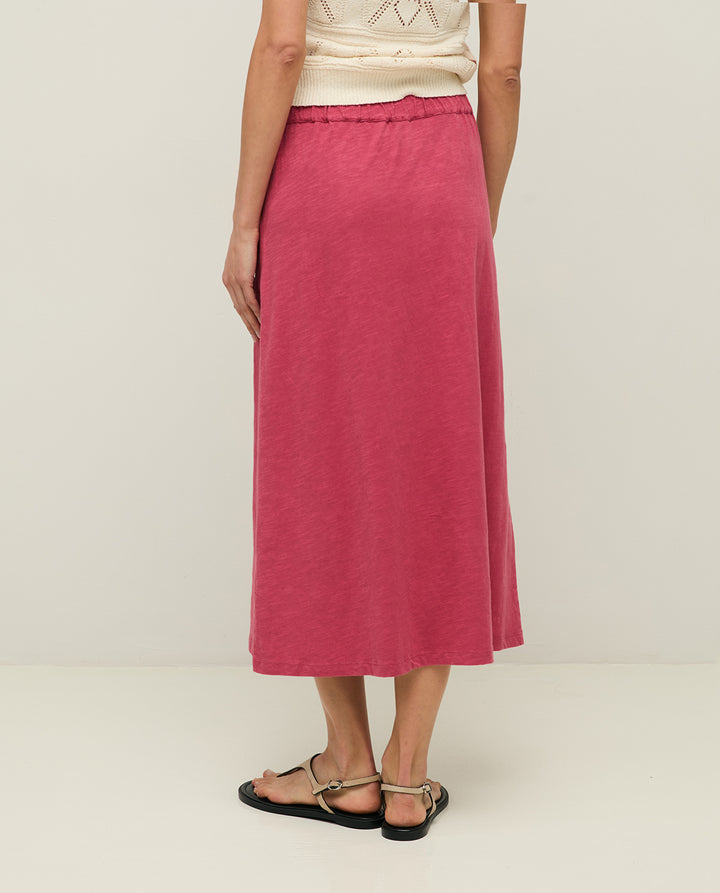 Jupe à boutons décoratifs - 100% coton doux et respirant