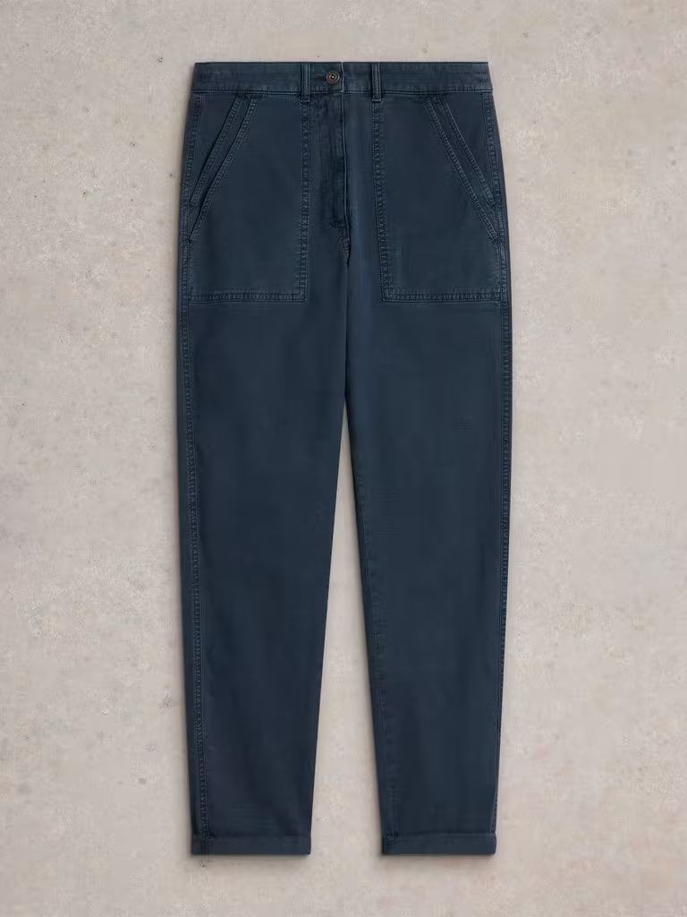 Pantalon chino en coton lin Twister