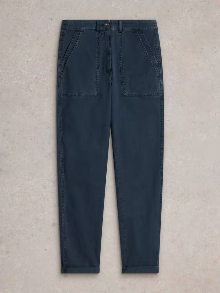 Pantalon chino en coton lin Twister