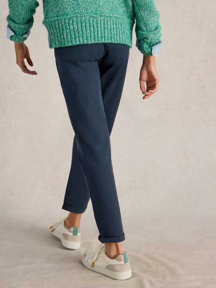 Pantalon chino en coton lin Twister