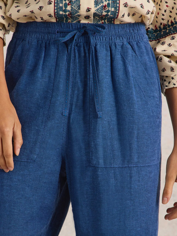 Pantalon en lin Elle - Avec viscose (LENZING™ ECOVERO™)