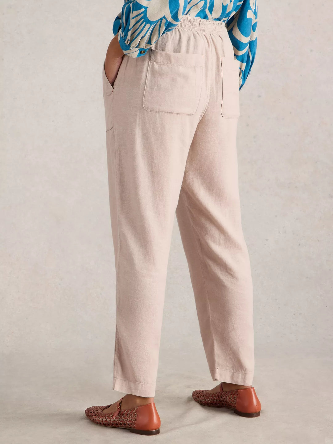 Pantalon en lin Elle - Avec viscose (LENZING™ ECOVERO™)