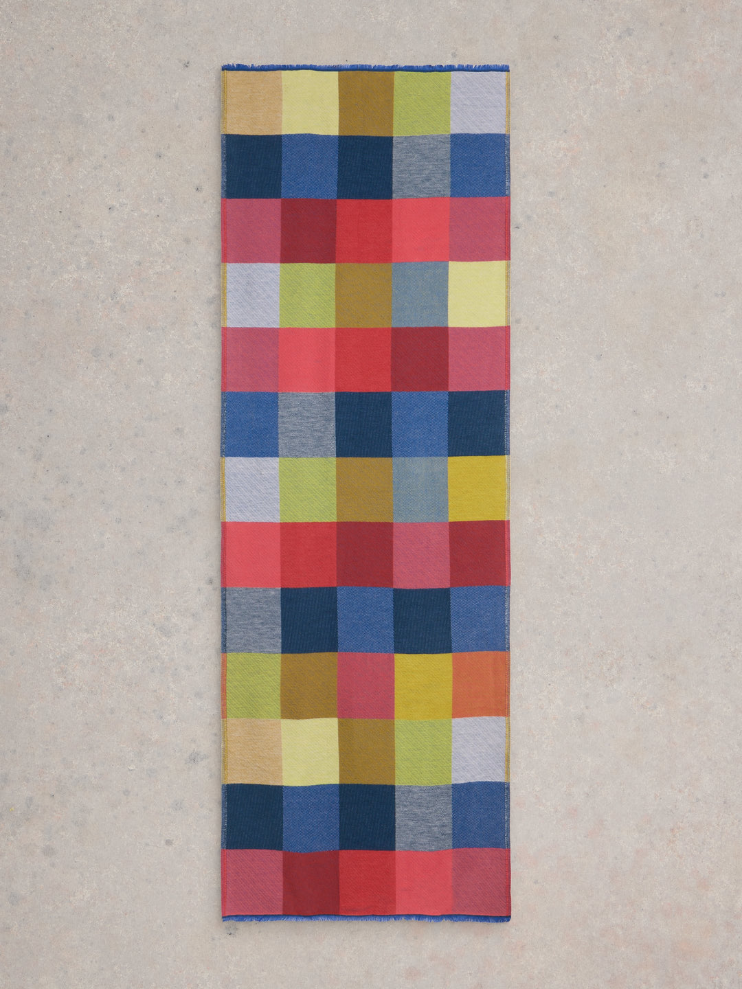 Foulard douillet style « patchwork »