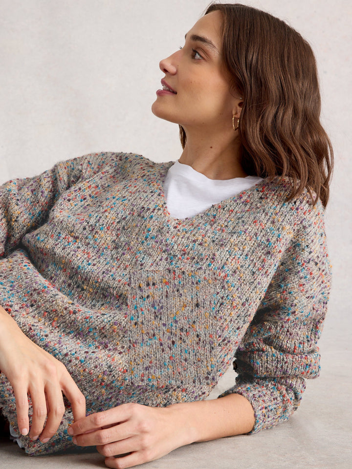 Pull décontracté et texturé