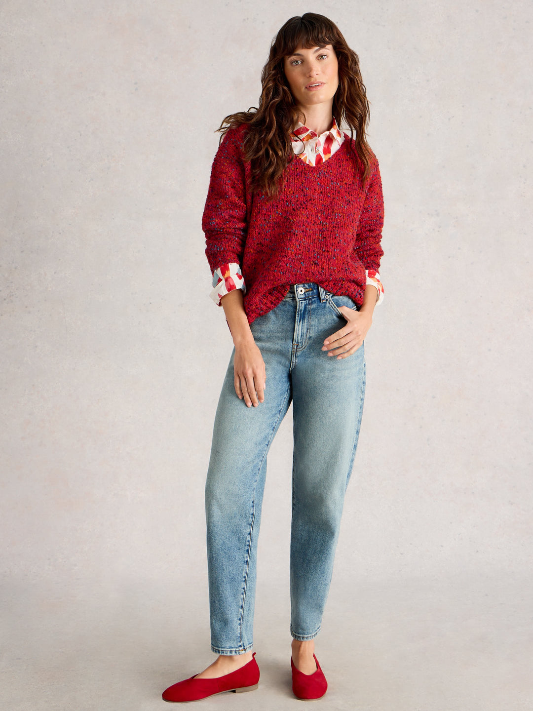 Pull décontracté et texturé