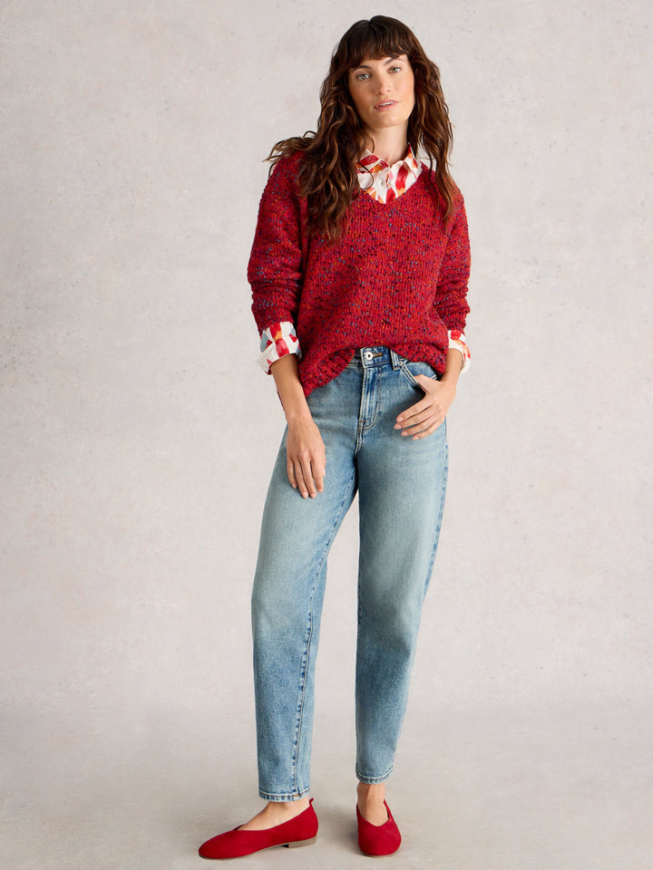 Pull décontracté et texturé