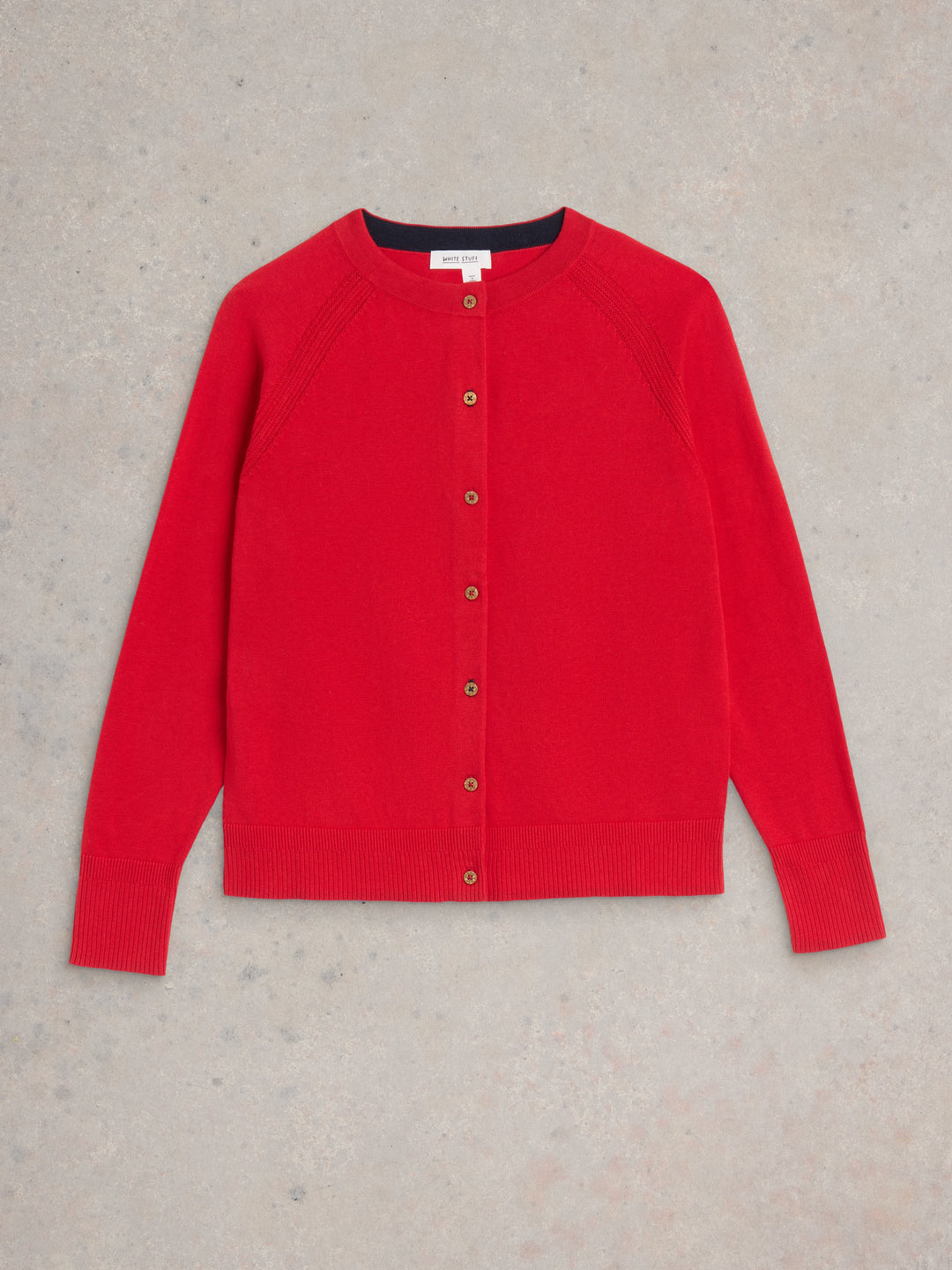 Cardigan rouge éclatant Lulu