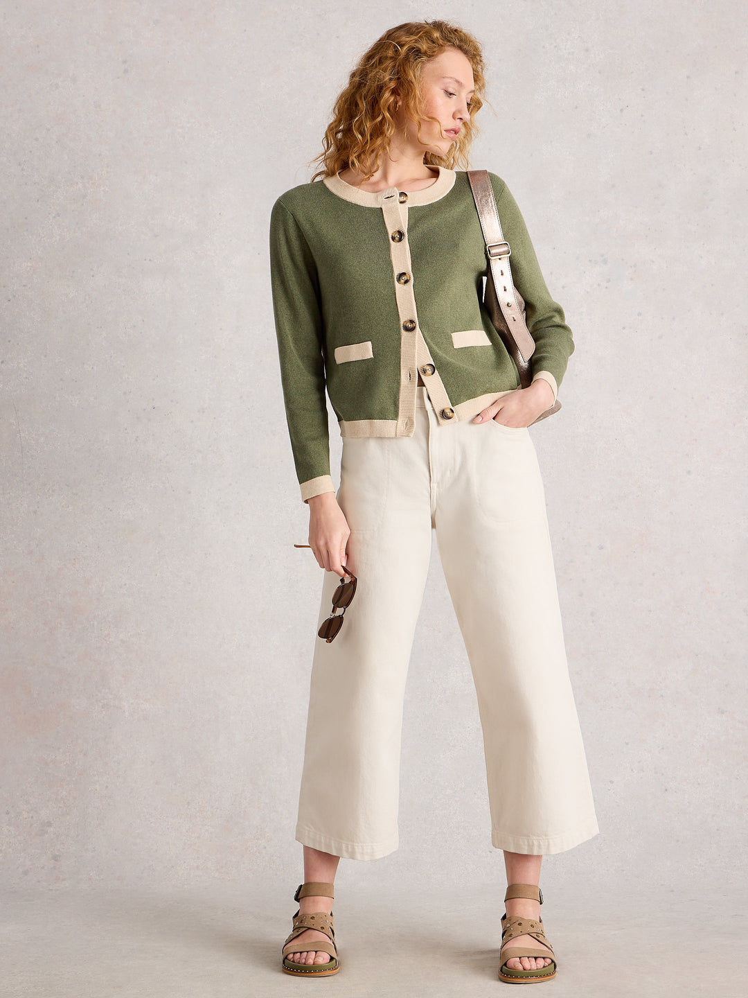 Cardigan chic bicolore Charlotte