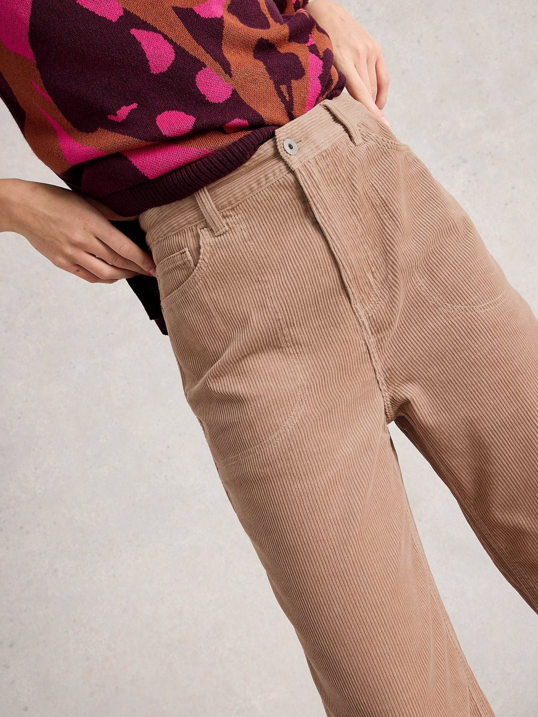 Pantalon velouté 7/8 Tia