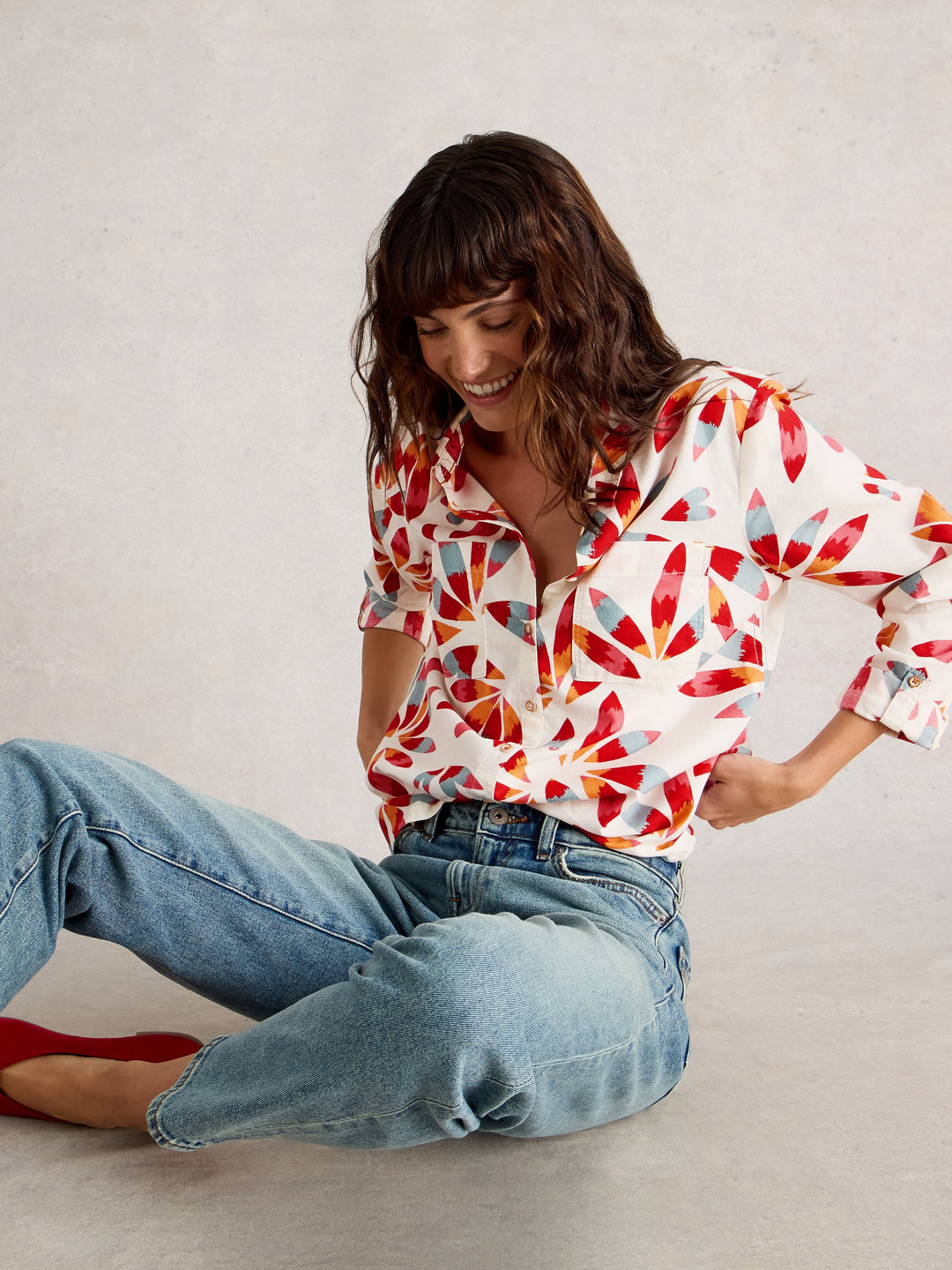 Chemise de coton biologique Sophie