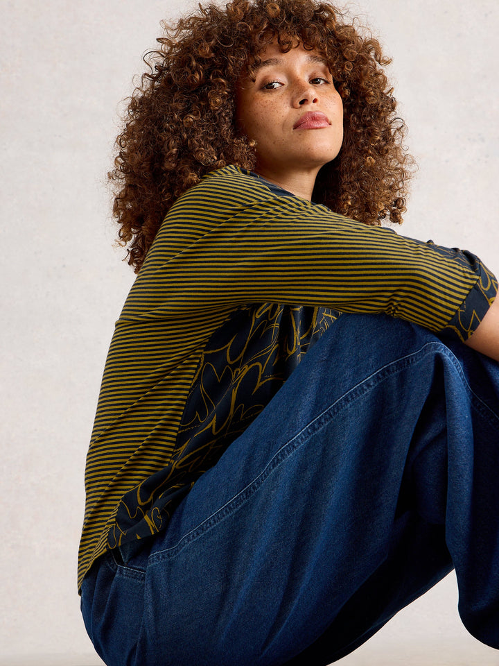 Chandail à manches trois-quarts Demi Dolman