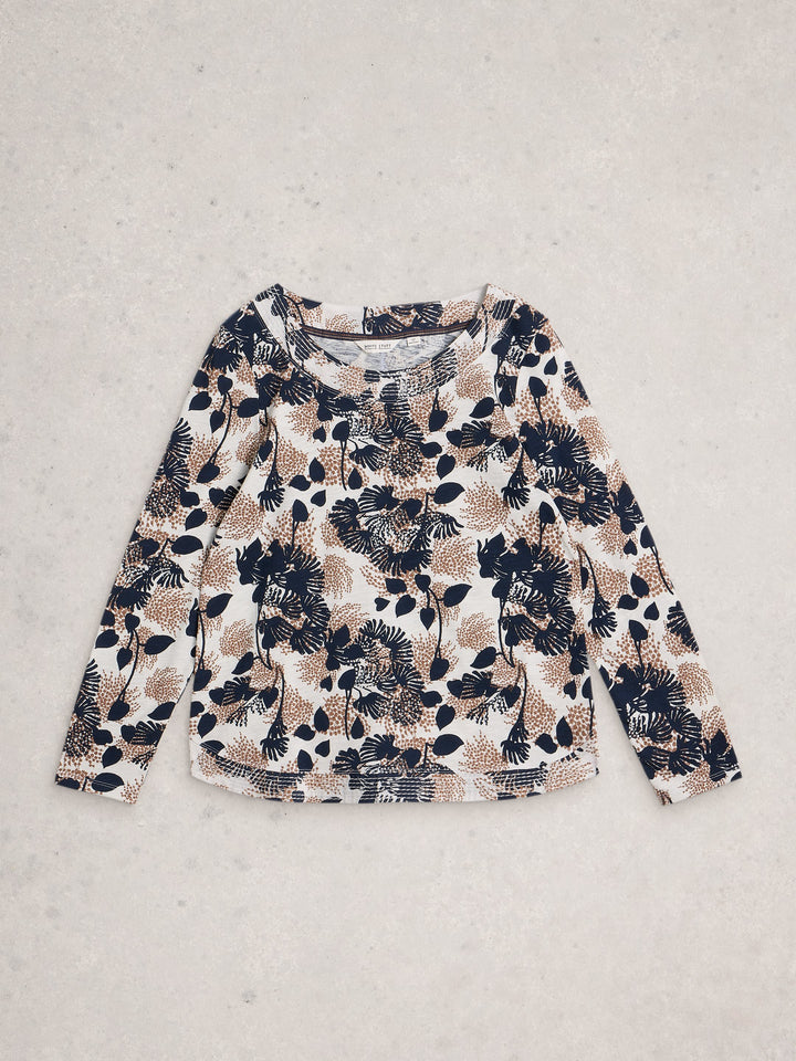 Chandail naturel floral Weaver