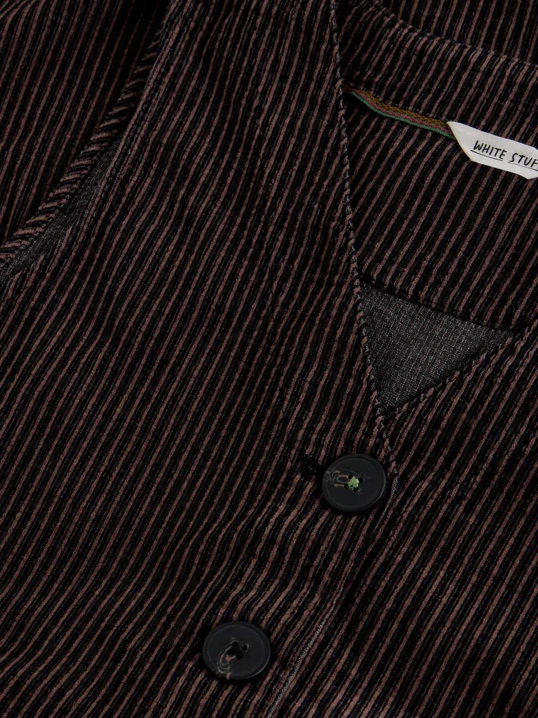 Salopette-robe en velours côtelé Rose