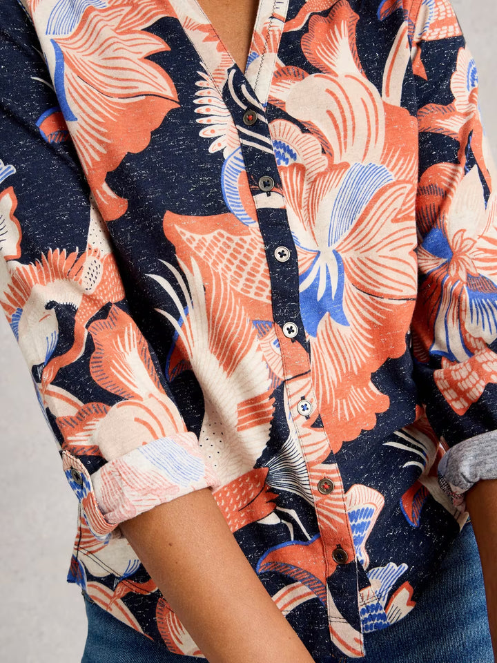 Chemise imprimée scintillante Annie