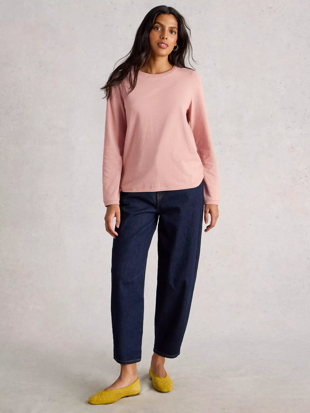 Chandail à manches longues brillant Clara