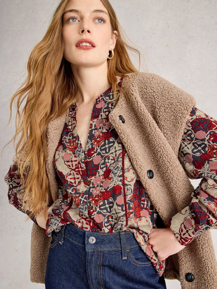 Chemisier vibrant Paloma