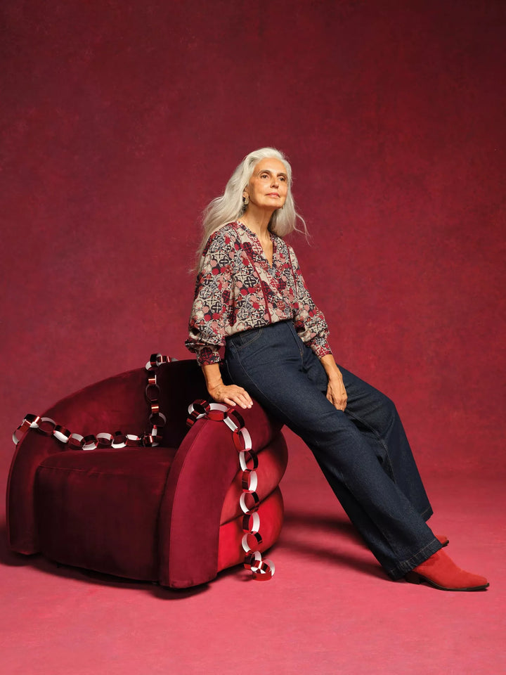 Chemisier vibrant Paloma