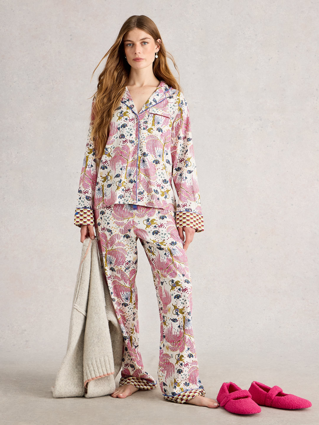 Ensemble de pyjama rose joyeux White Stuff