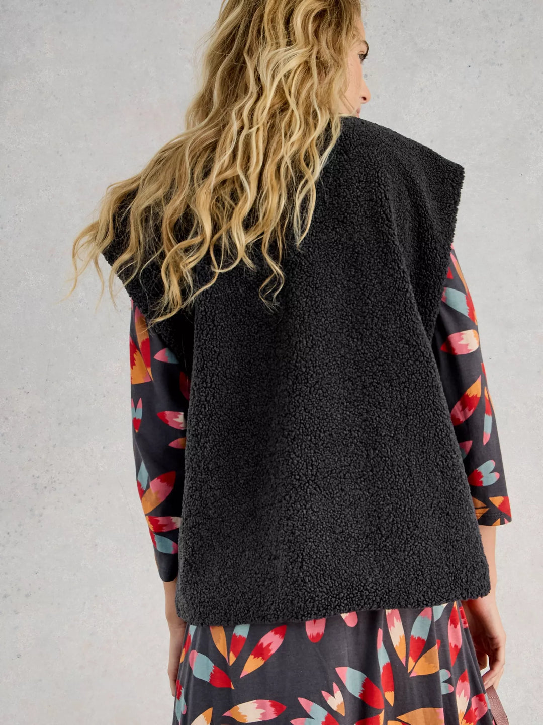 Veste en mouton sans manches Borg