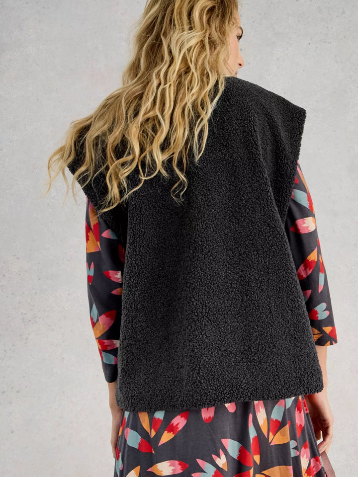 Veste en mouton sans manches Borg