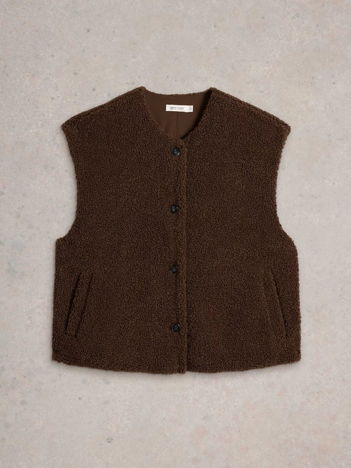 Veste en mouton sans manches Borg