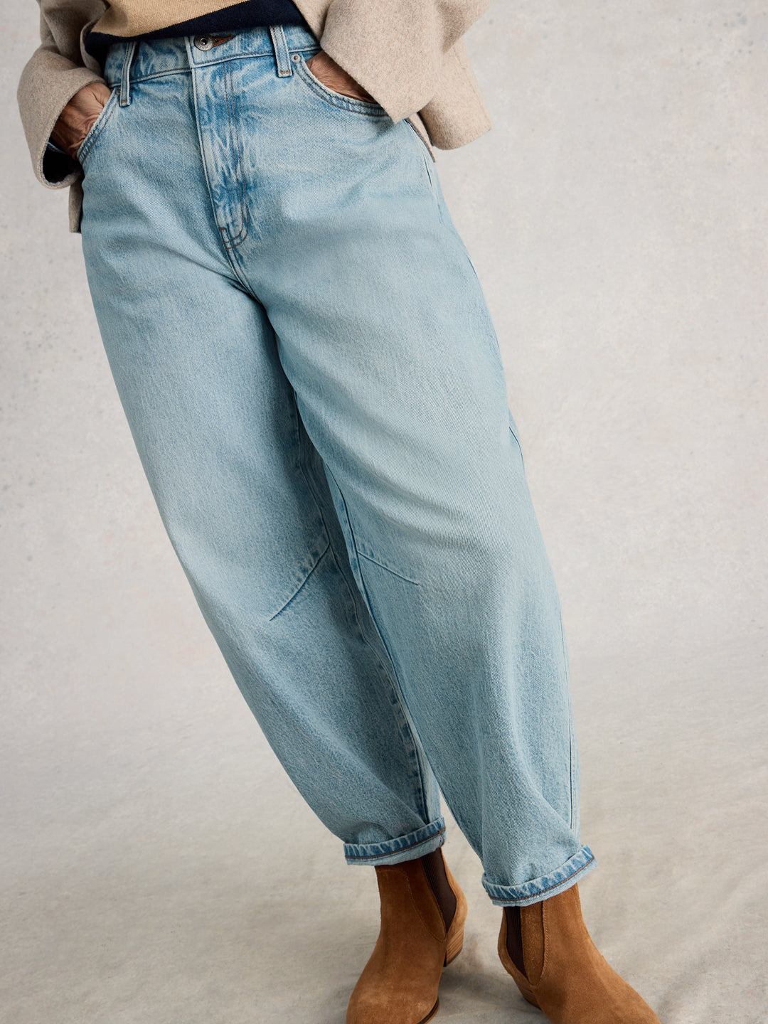 Jean coupe décontractée longueur cheville Aubrey