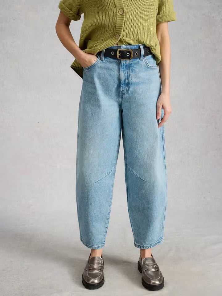 Jean coupe décontractée longueur cheville Aubrey