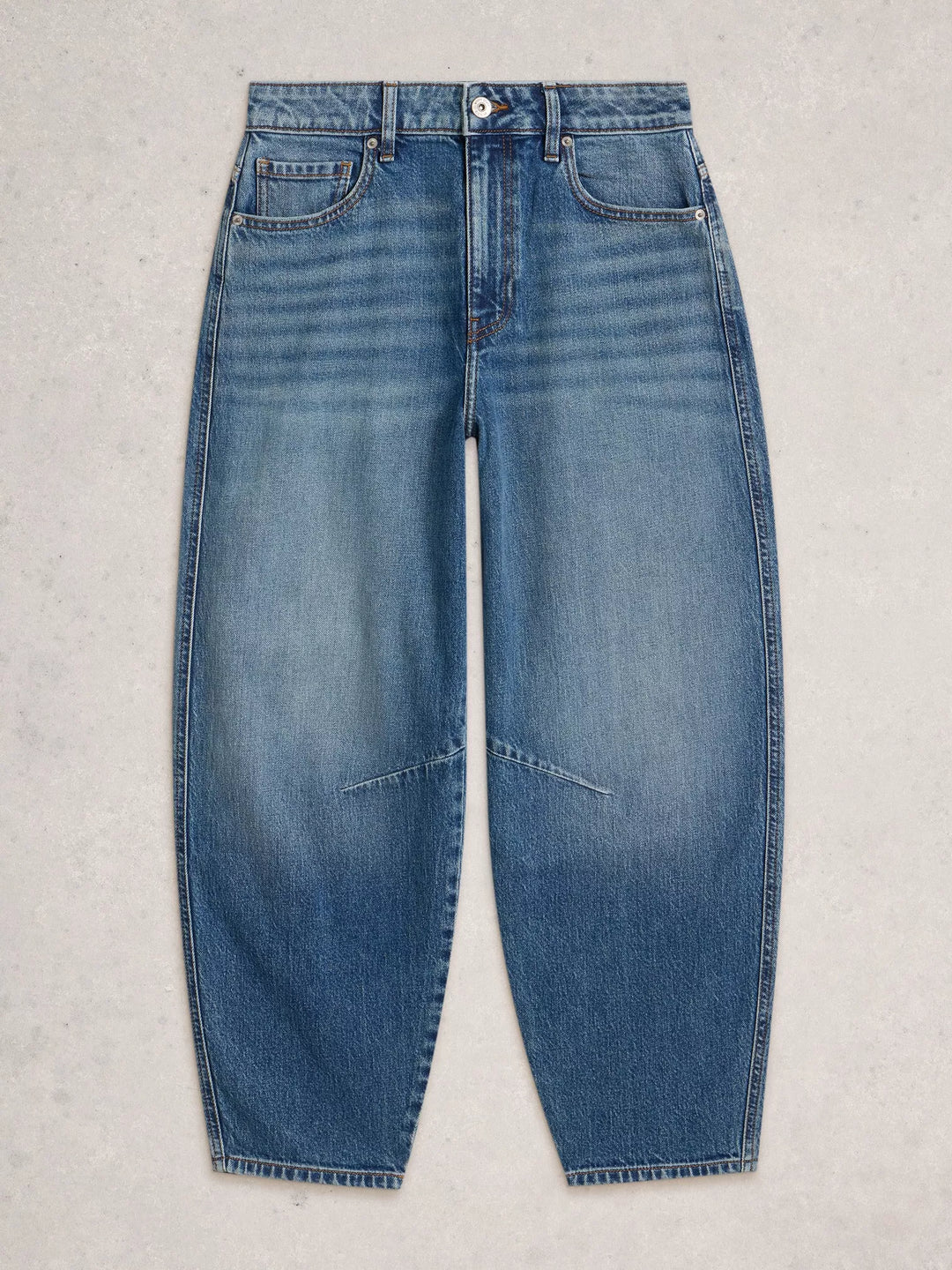 Jeans coupe décontractée longueur cheville Aubrey - Mélange de coton biologique**