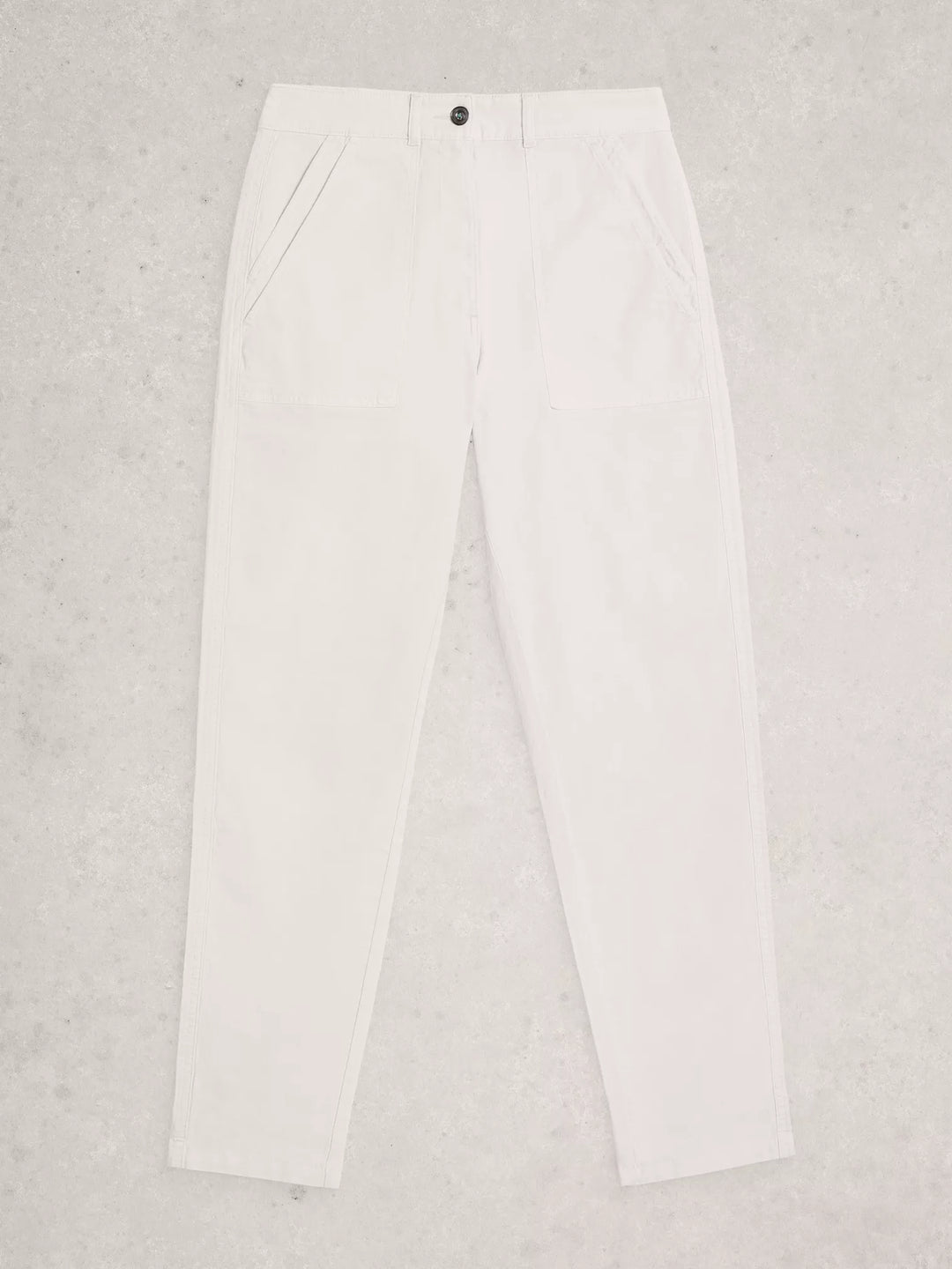 Pantalon longueur cheville - Extensible en coton biologique et lin