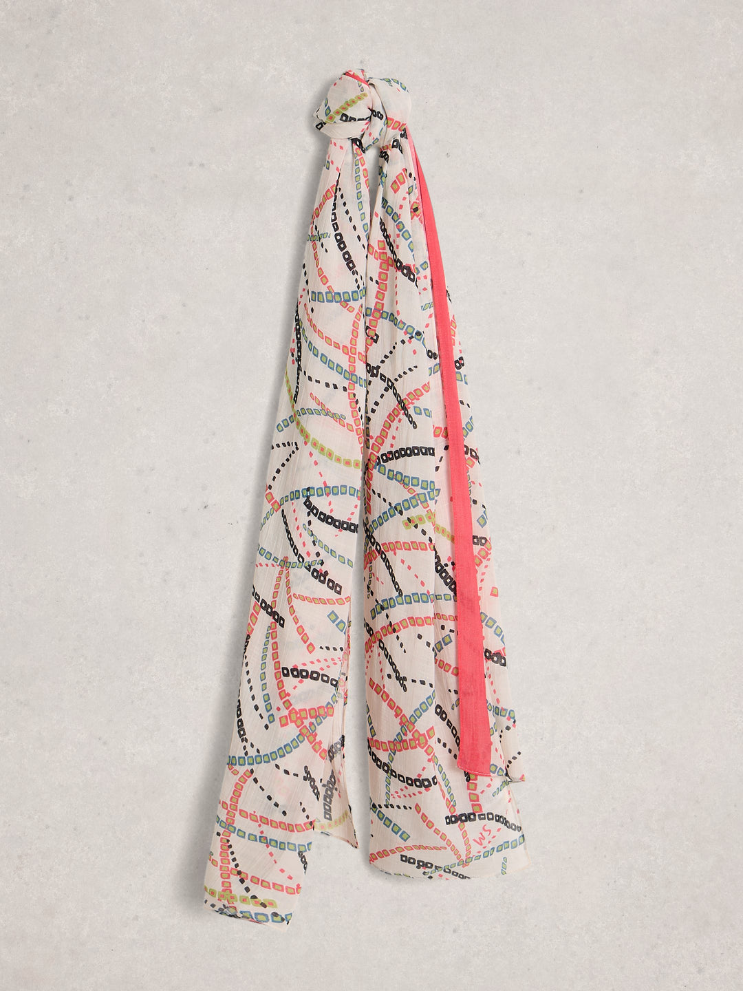 Foulard léger à imprimés Callie - Accessoire pratique en coton biologique