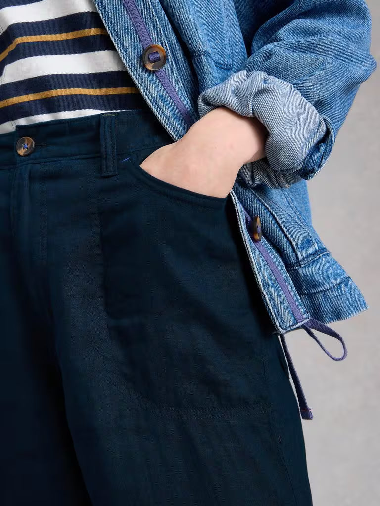 Pantalon coupe large Tia - En pur lin