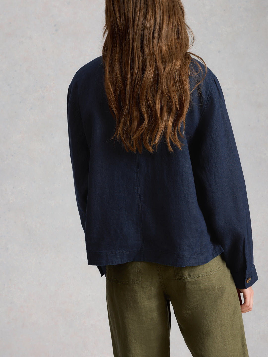 Veste légère Isabel - À col chemise et 100% lin