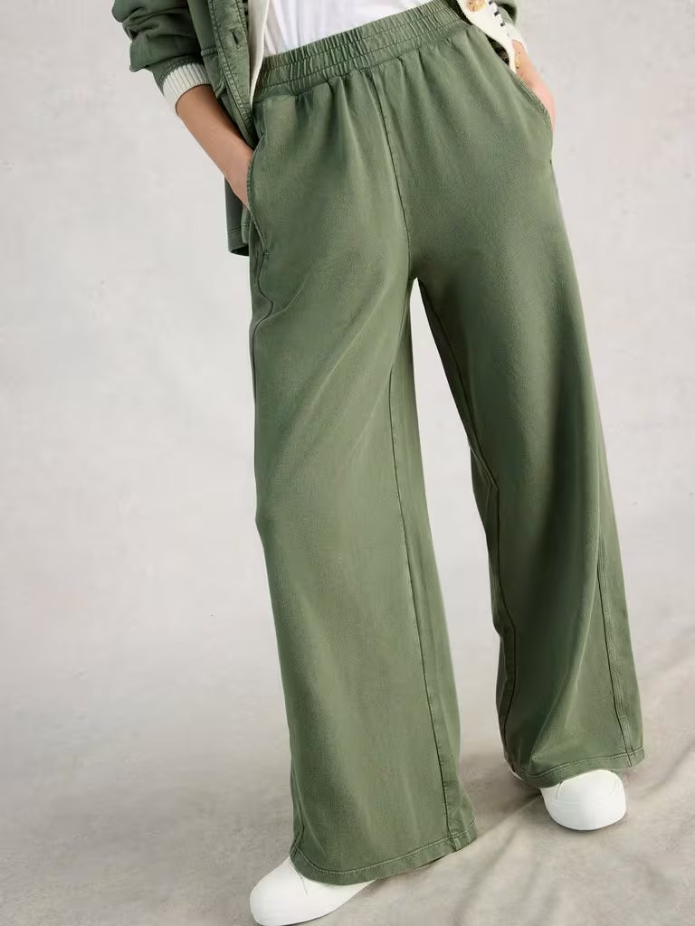 Pantalon large en coton Parker