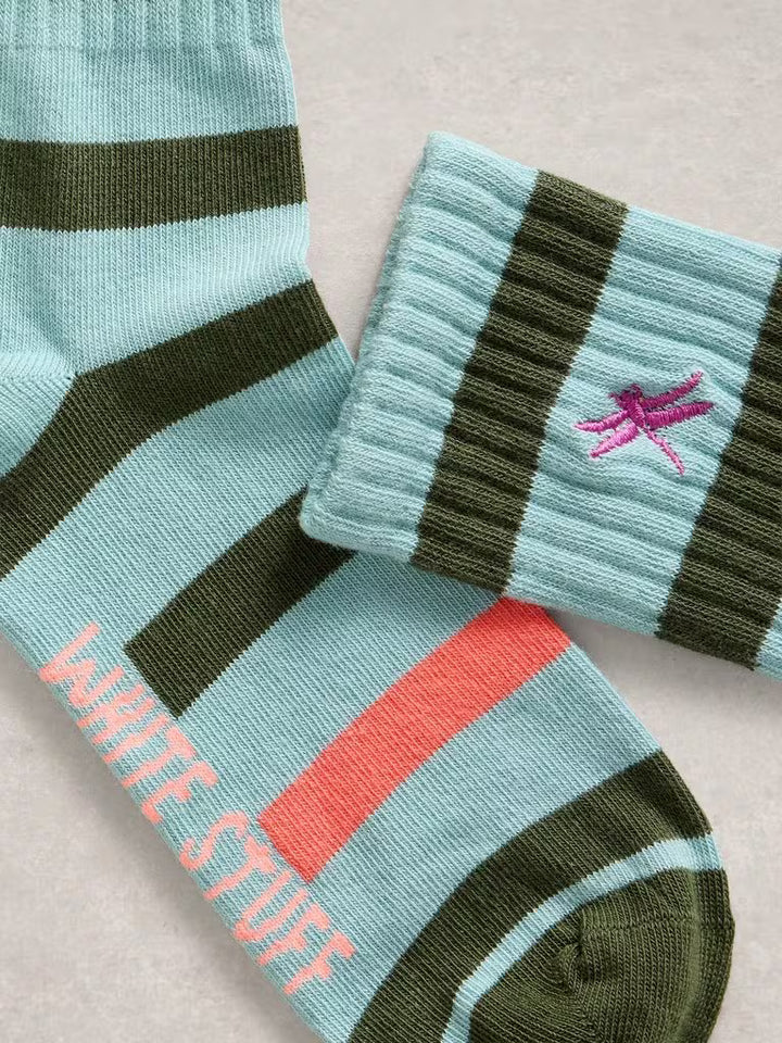 Bas colorés en coton biologique