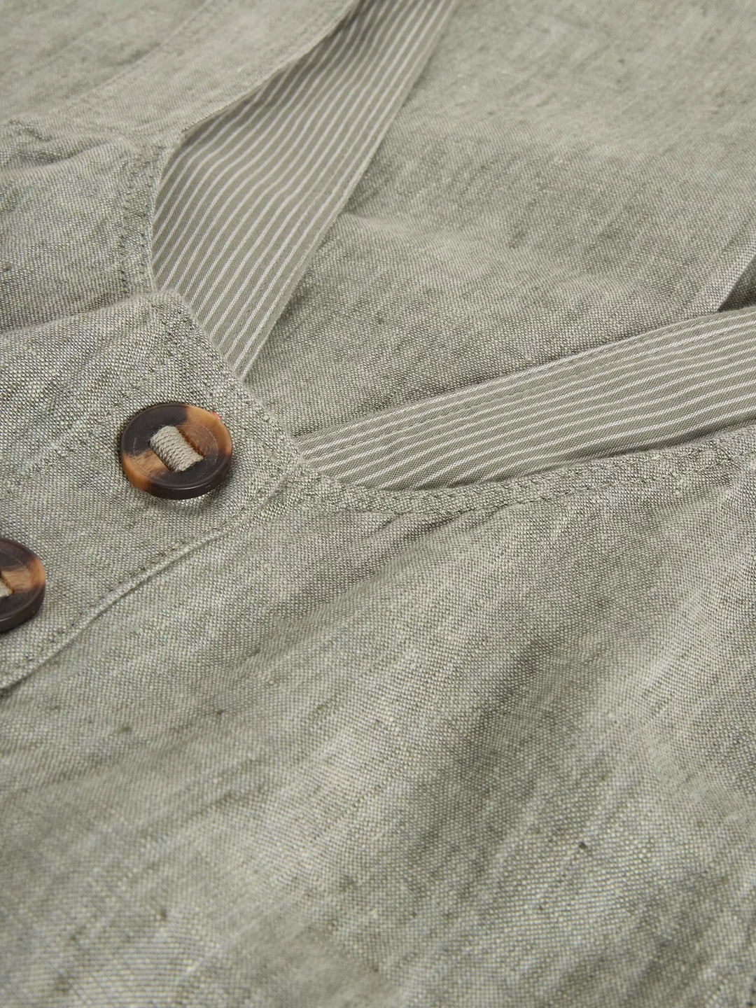 Salopette en lin Viola - Sans manches à coupe décontractée