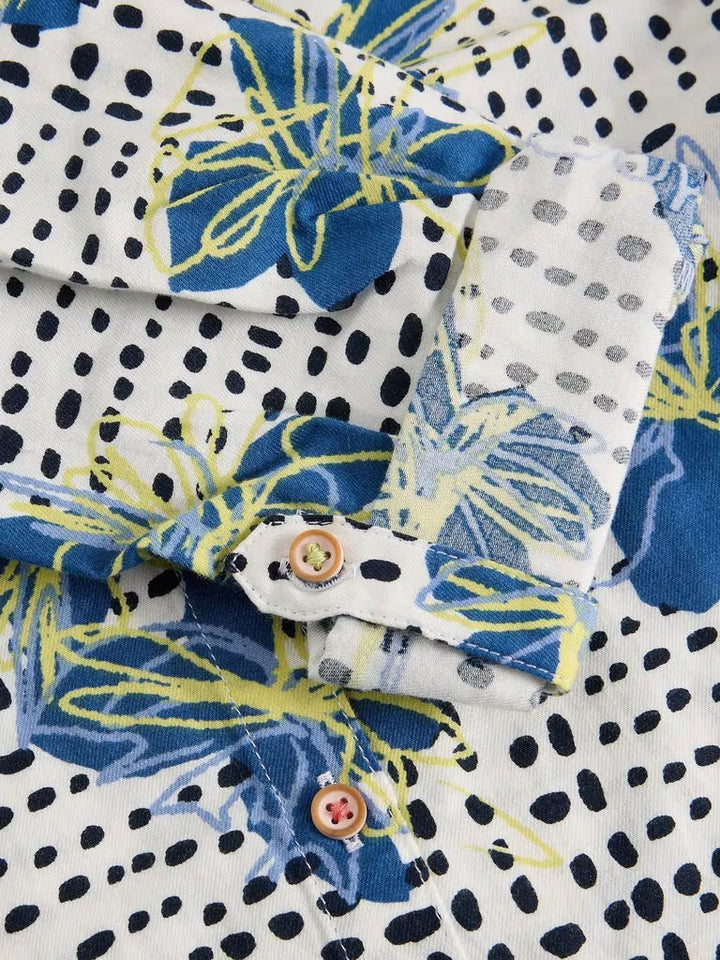 Blouse imprimée Sophie - en coton biologique