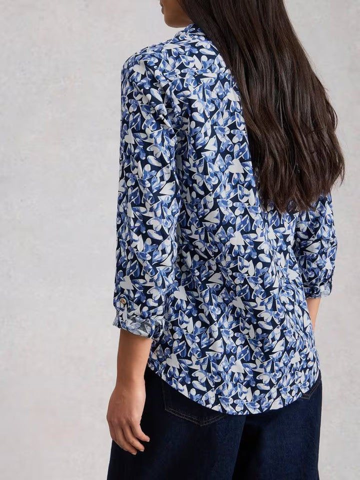 Blouse imprimée Sophie - en coton biologique