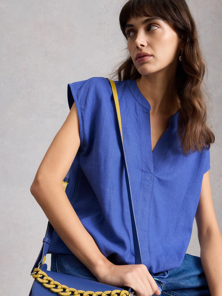 Blouse à encolure fendue Nicole - Viscose (LENZING™ ECOVERO™)