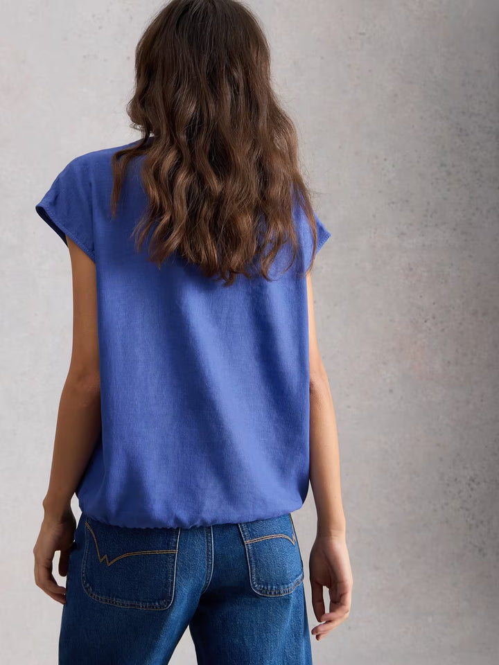 Blouse à encolure fendue Nicole - Viscose (LENZING™ ECOVERO™)