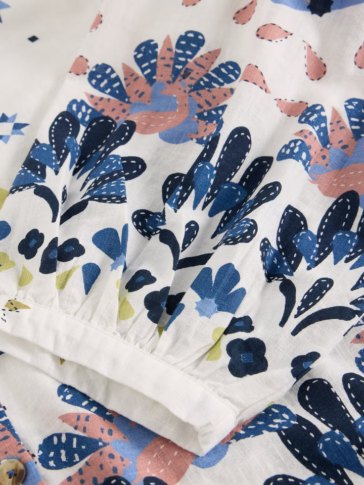 Chandail imprimé en coton biologique Lana