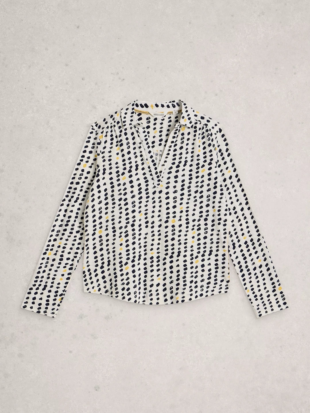 Blouse en coton à manches 3/4 Allie - 100% coton