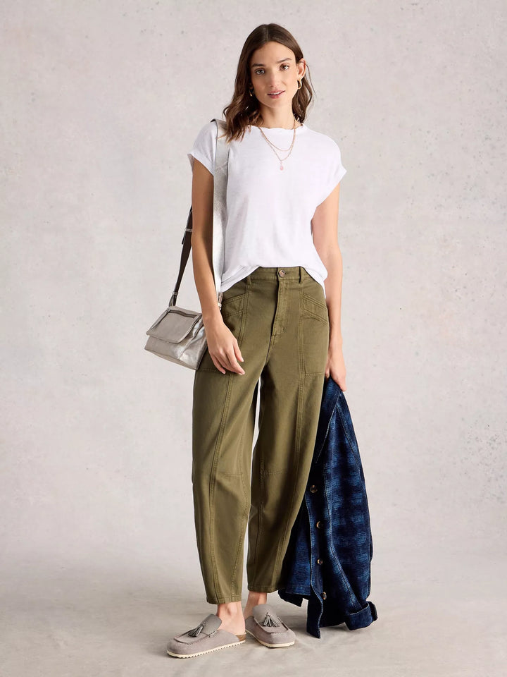 Chandail à col délicatement roulé Rowan - En pur lin