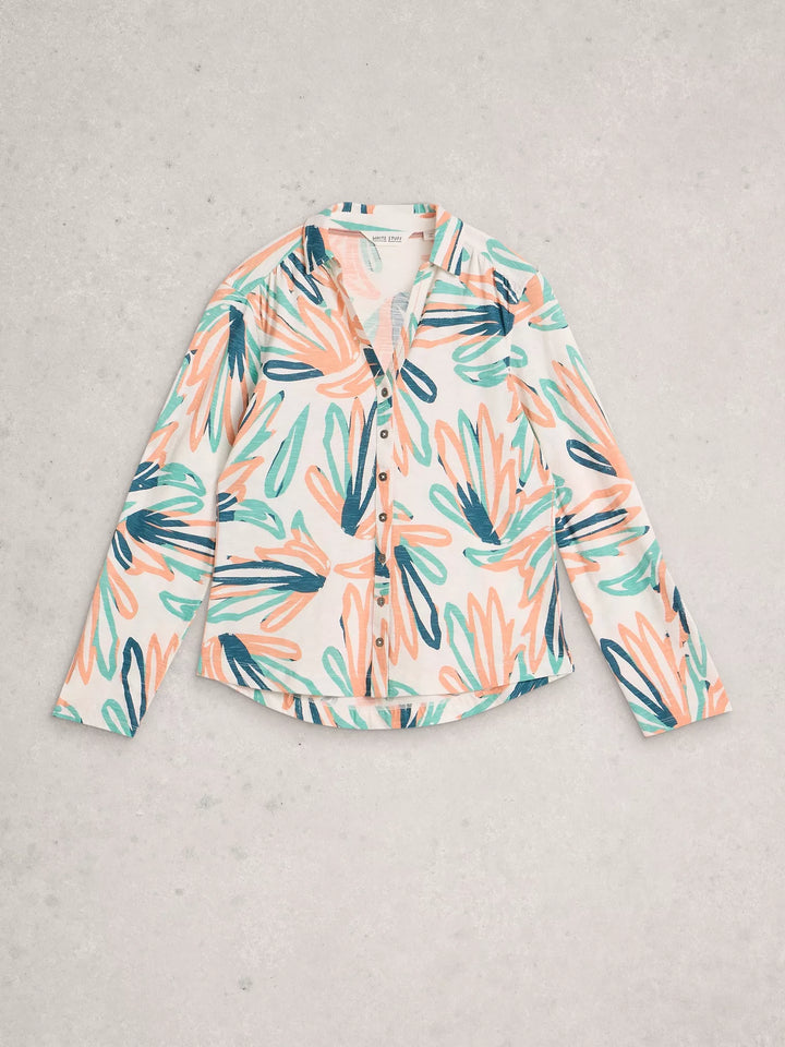 Chemise en jersey Annie - 100% coton doux avec manches 3/4