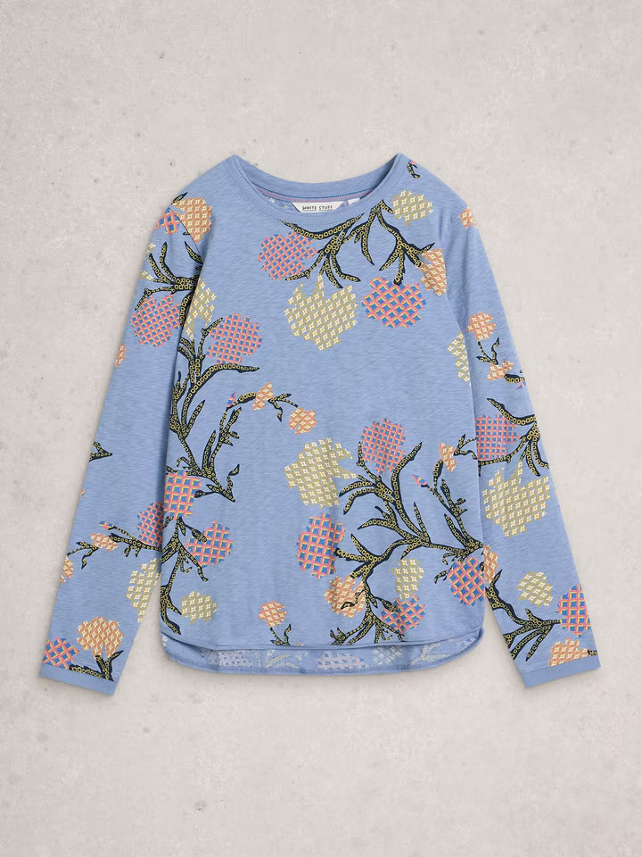 Chandail à différents imprimés à manches longues Clara