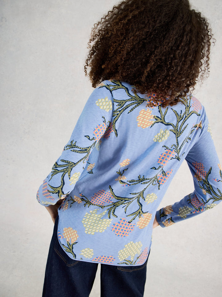 Chandail à différents imprimés à manches longues Clara - 100% coton