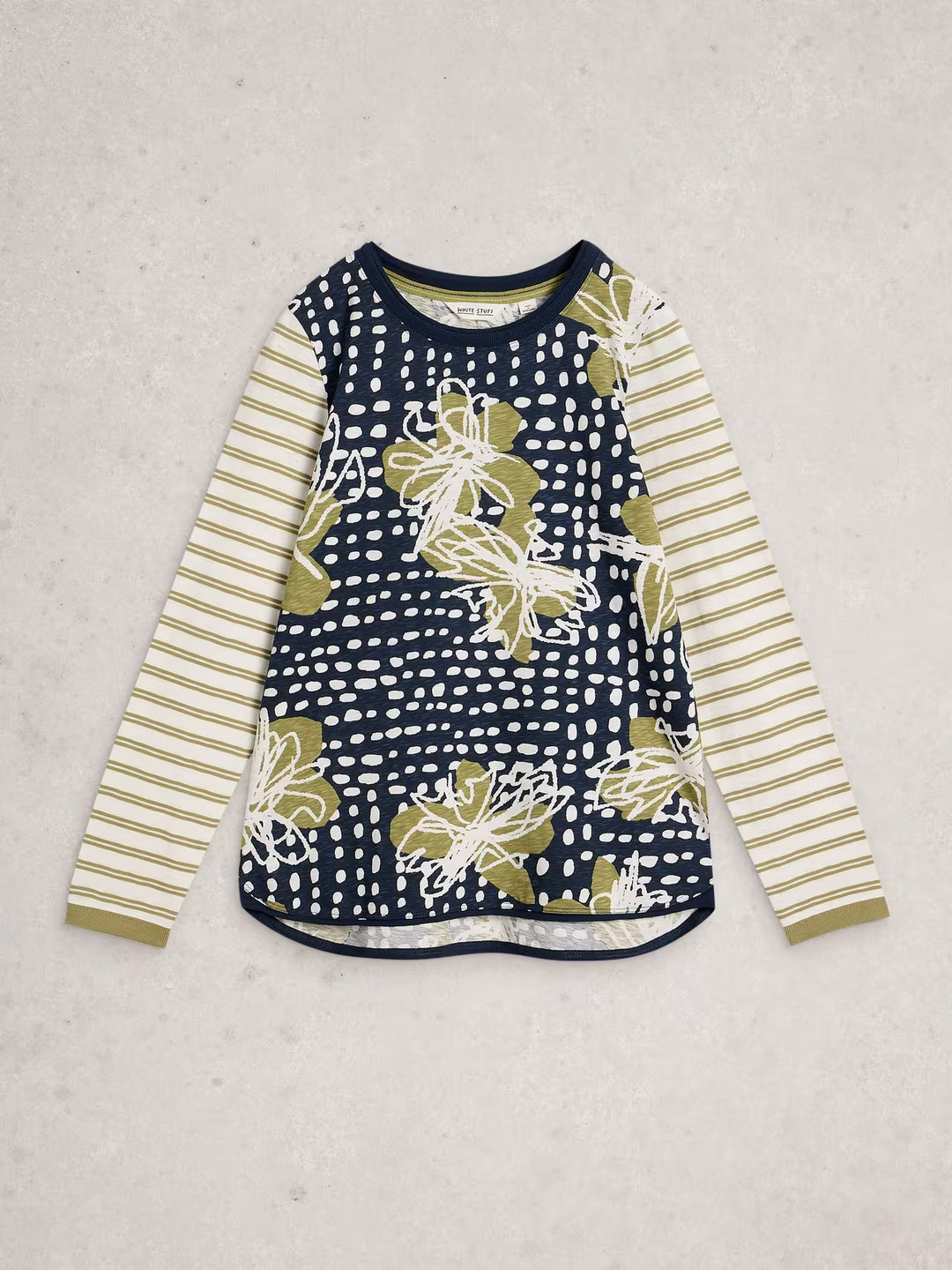 Chandail à différents imprimés à manches longues Clara