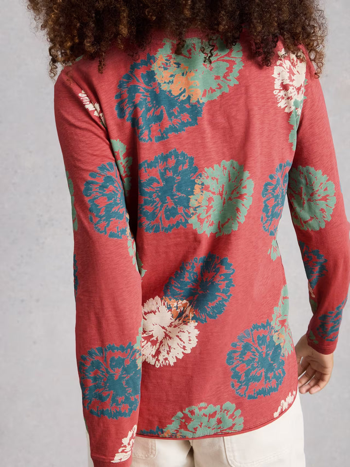 Chandail à différents imprimés à manches longues Clara