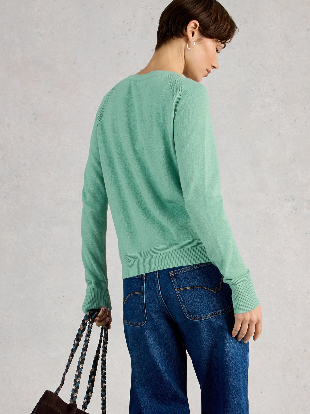 Cardigan à encolure ronde Lulu - Coton biologique