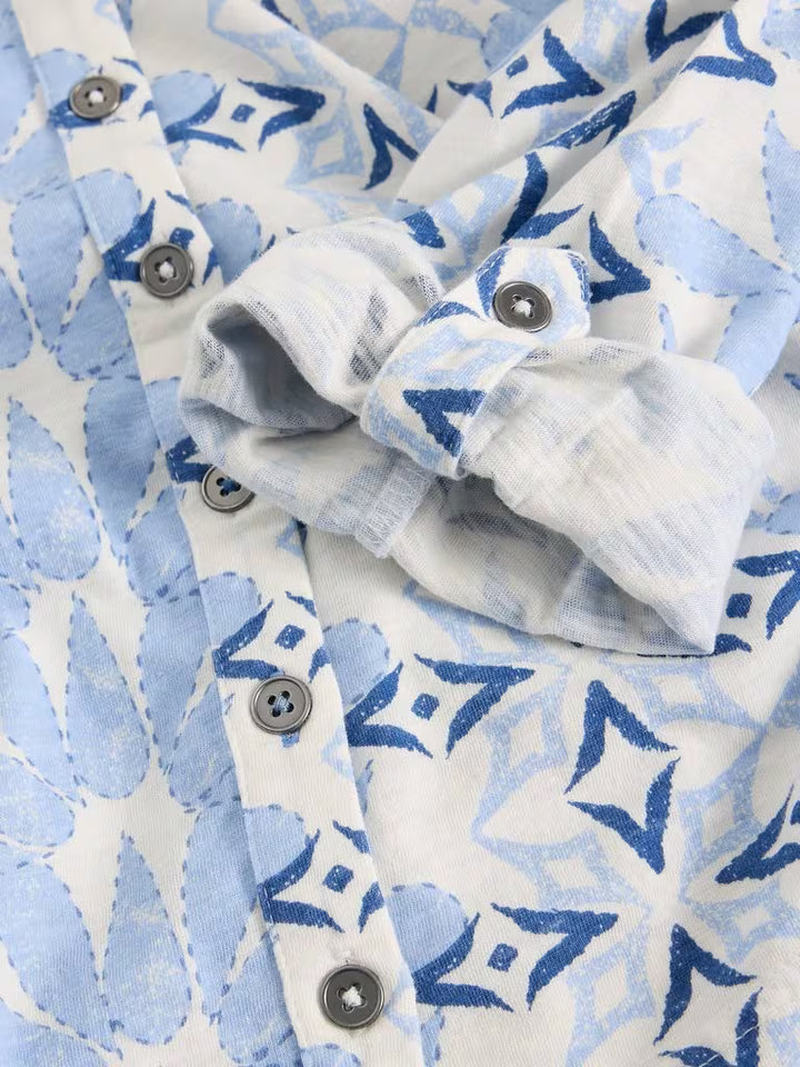 Blouse de coton confortable Annie – manches trois-quarts