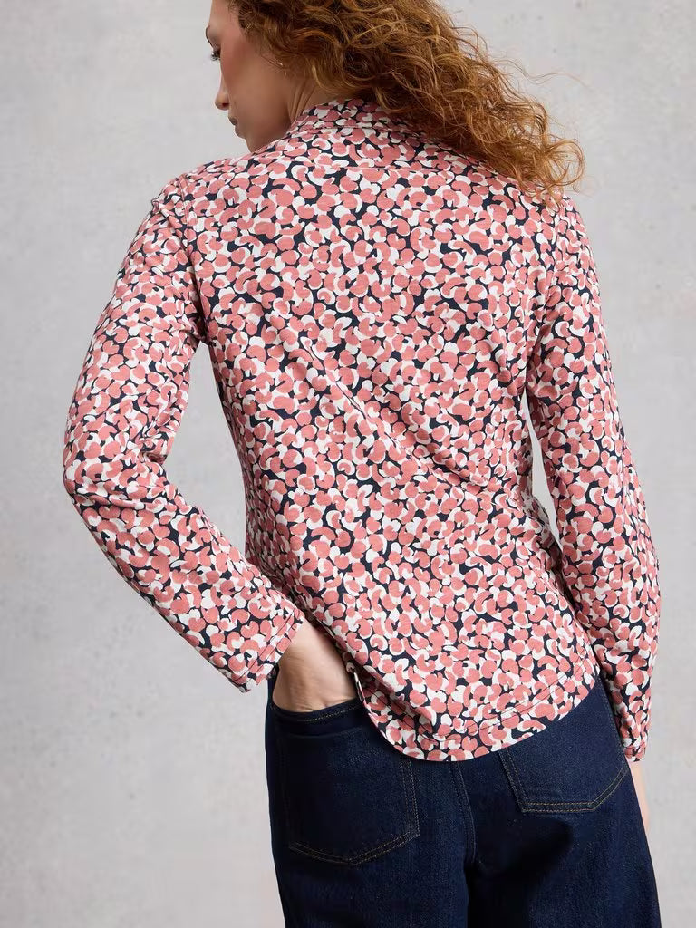 Blouse de coton confortable Annie – manches trois-quarts